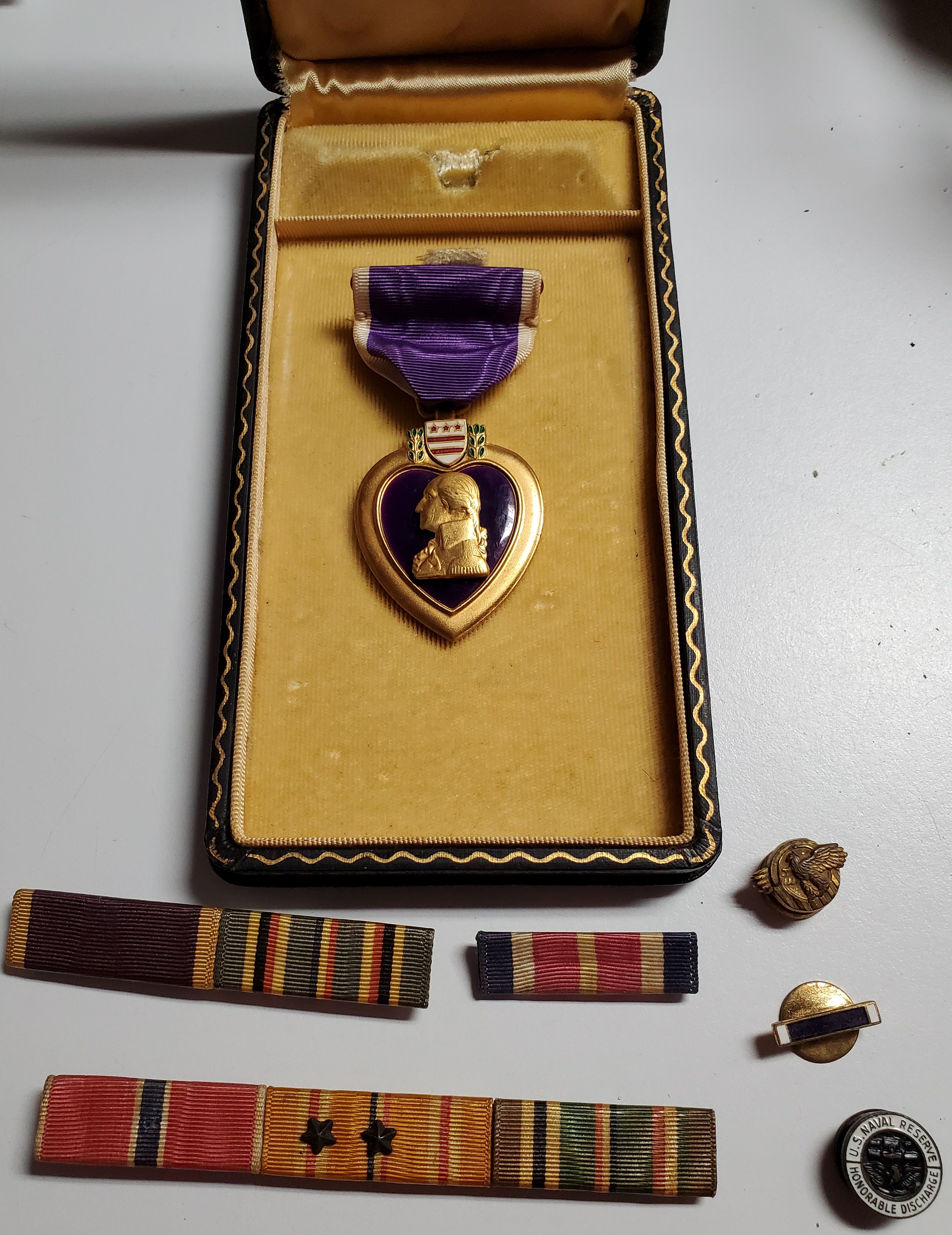 Warren Alden Matheny  Purple Heart 